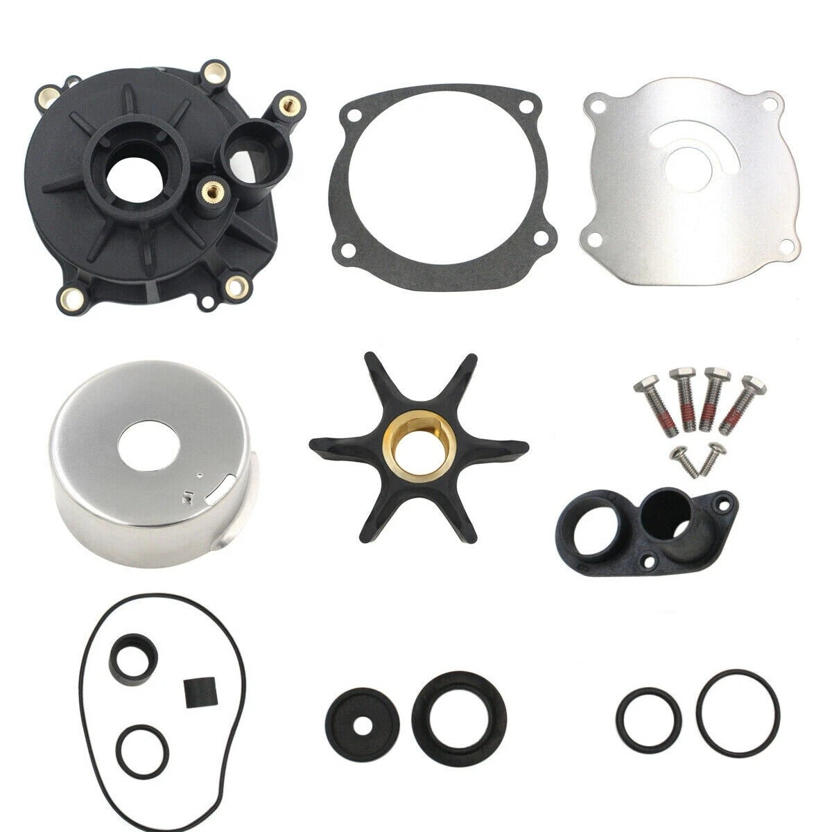 Water Pump Impeller Kit for Evinrude/Johnson 85-115HP V4 Outboard