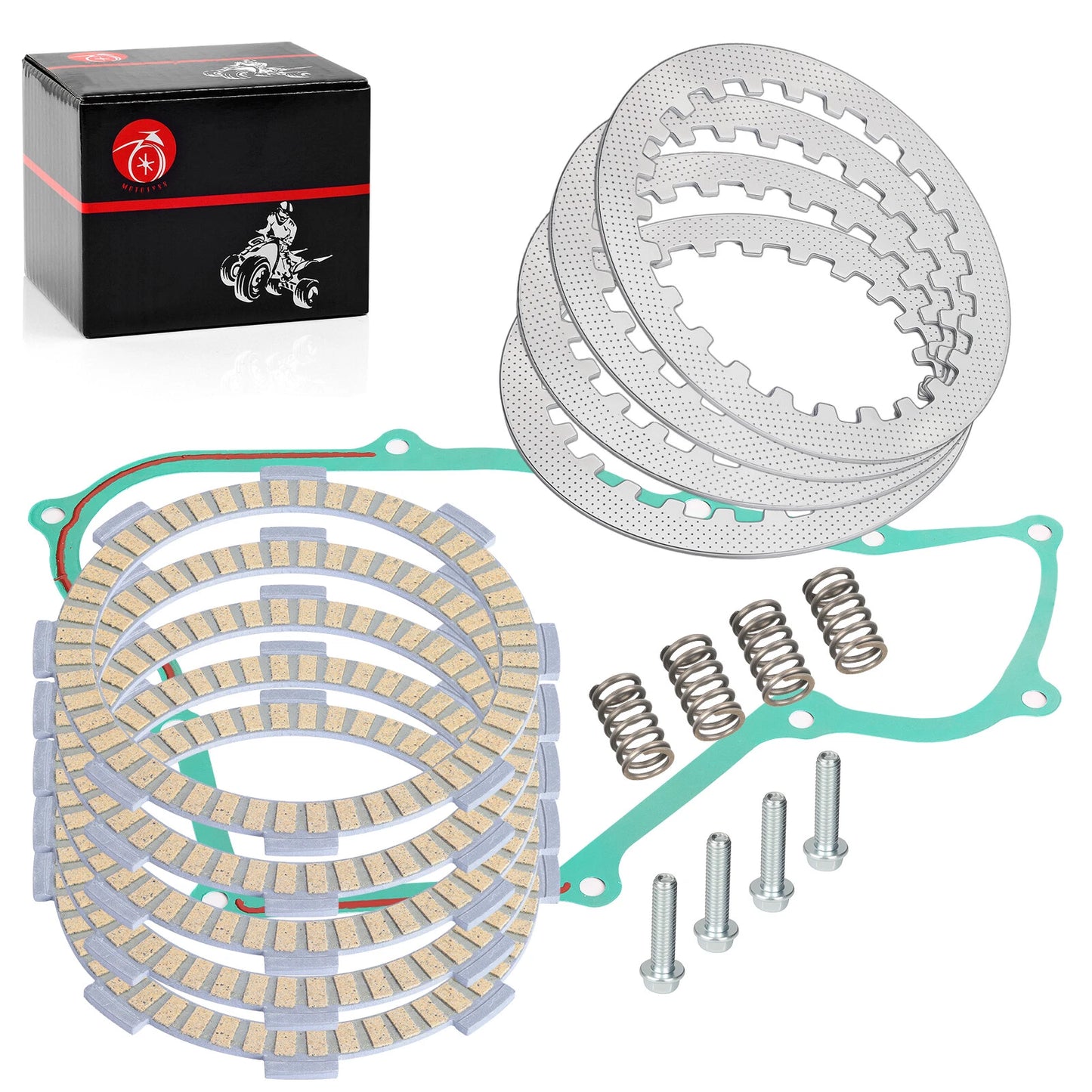 Clutch Friction Steel Plates Gasket Bolts for Honda CR80RB Expert 1996-2002