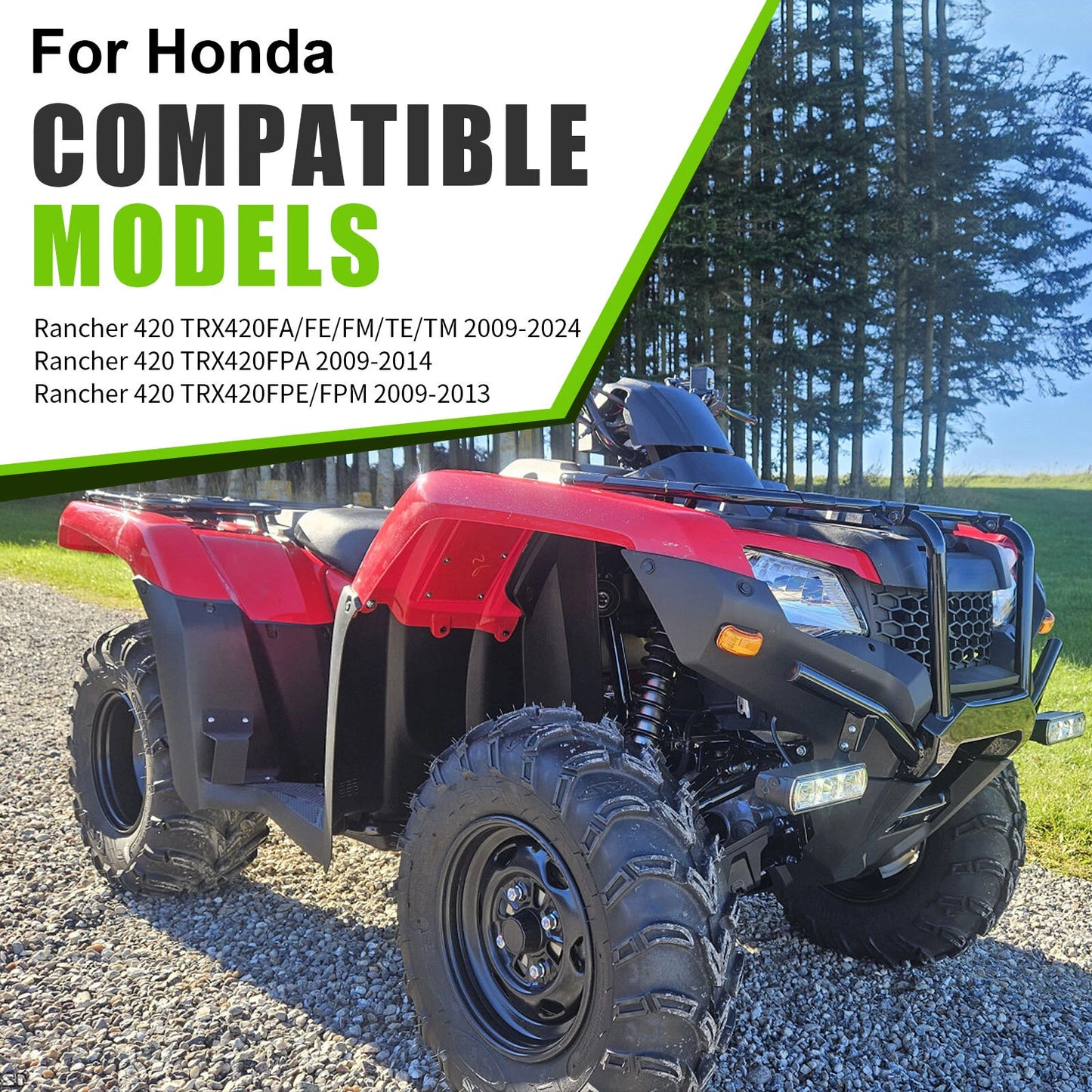 Cylinder Intake Exhaust Valve Kit for Honda Rancher TRX420 (2007-2014)