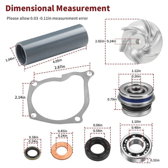 compare product Water Pump Rebuild Kit for Polaris Scrambler 500 (1997-2012)