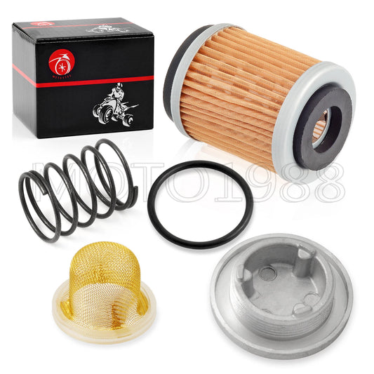 Oil Drain Plug CAP Spring Oil Filter STRAINER for YAMAHA SR185/XT225/BW200/TT225