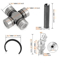 Front Driveshaft U-joint Set for Polaris ATV 220/325 HP