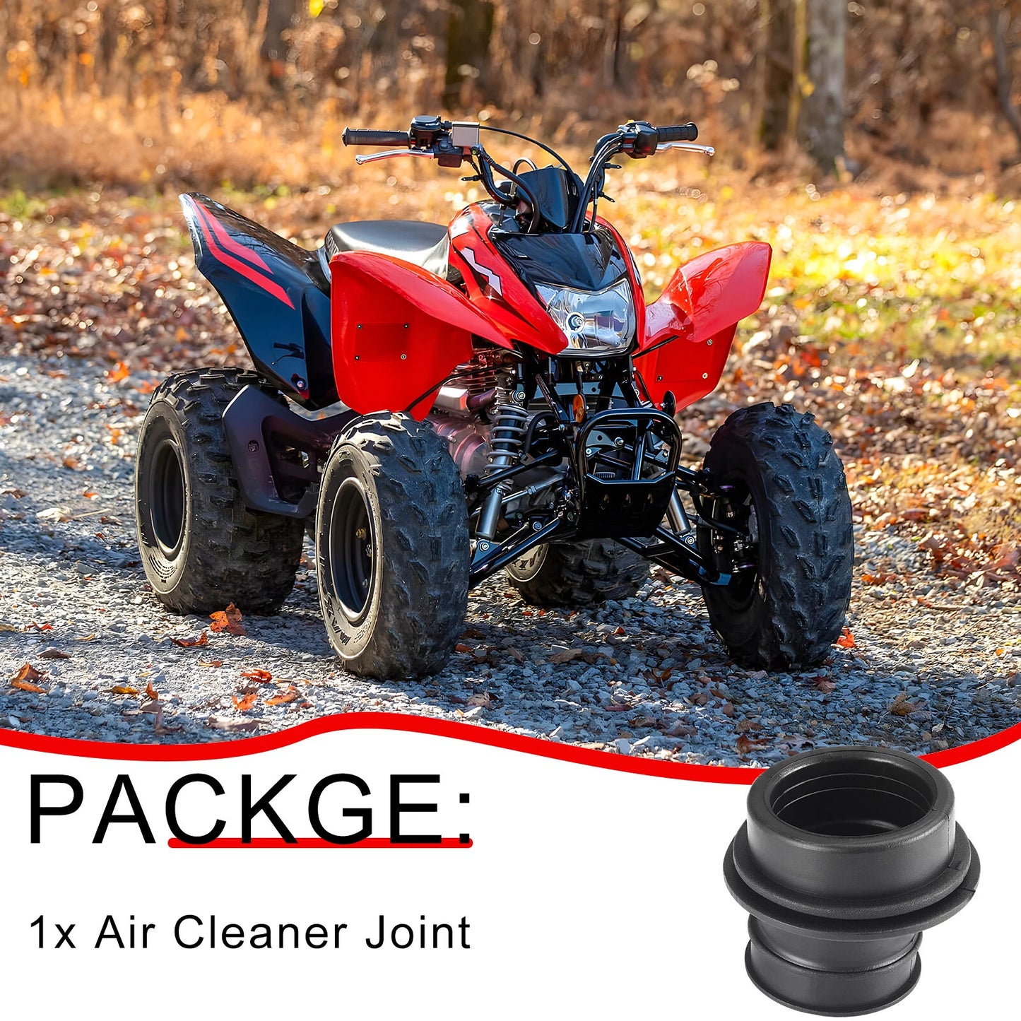 AIR BOX TO CARBURETOR BOOT for HONDA RECON TRX250EX/TRX250X/TRX250