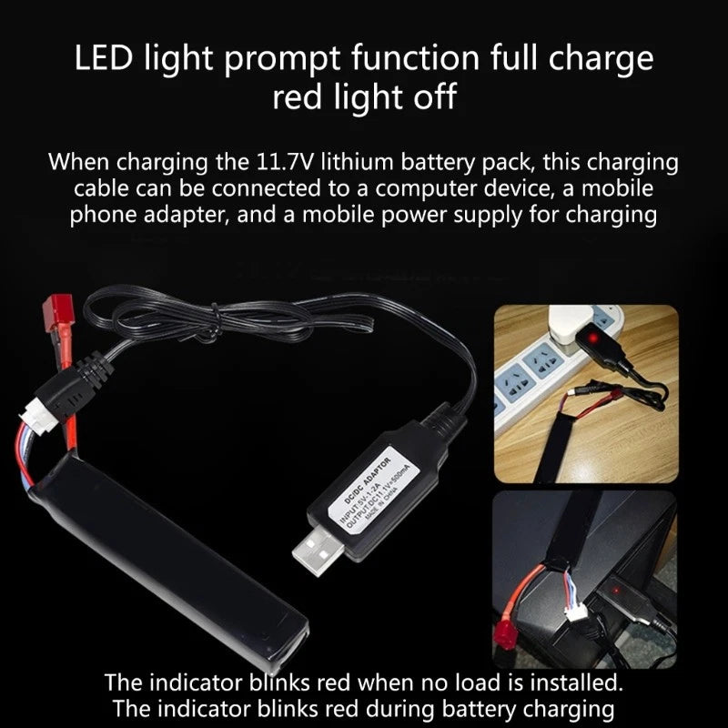 11.1V 500mAh Lipo Battery Charger for Remote Control Toy Boats/Cars