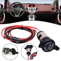 12V Power Socket with Connector for Car/Boat/Tractor Accessories