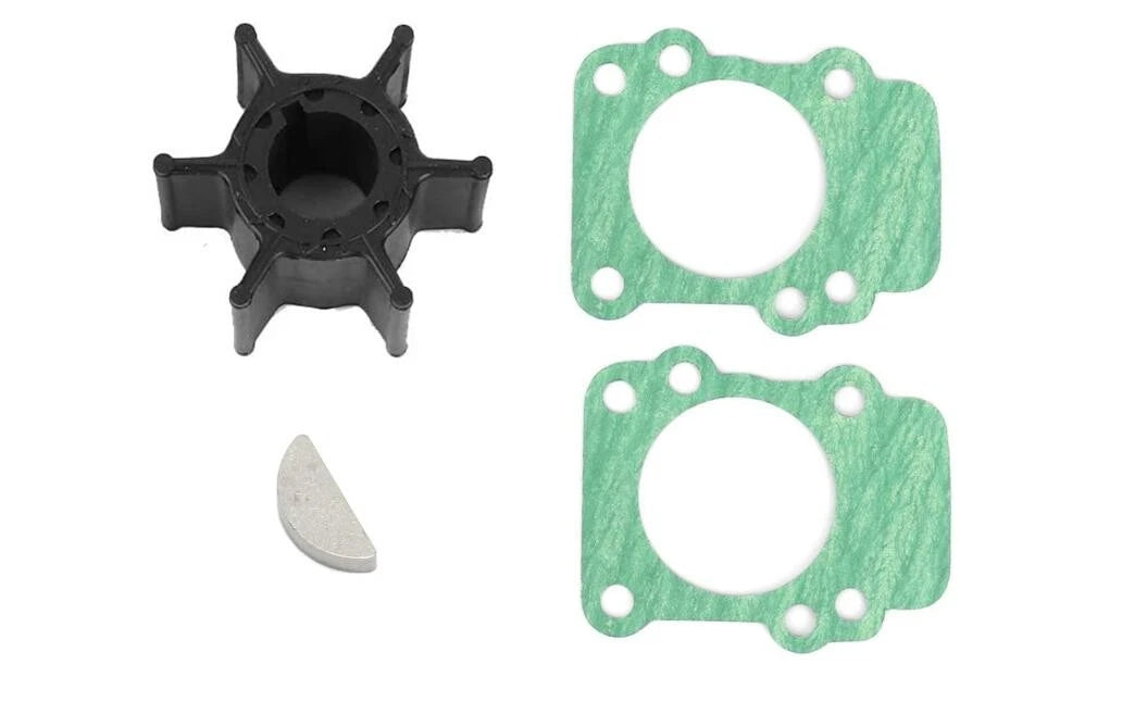 Outboard Water Pump Impeller & Key for Mercury Mariner 9.9HP 15HP