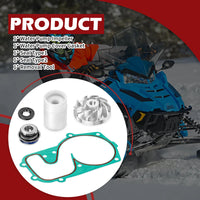 Water Pump Cover Gasket w/ Impeller Seals for Polaris SwitchBack 600/800 2008-21