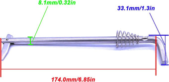 compare product Tilt Thrust Rod & Spring for Mercury 4-9.8HP Outboards