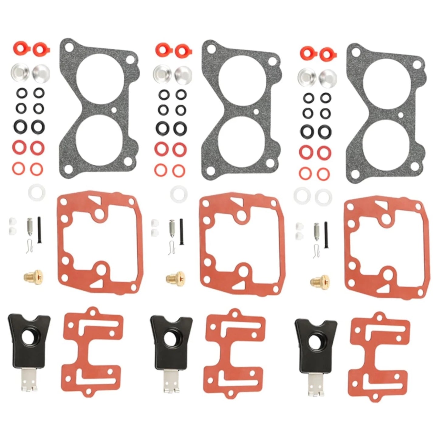 3Pc Carburetor Kit for Johnson Evinrude 140-235HP (140-200HP) Models