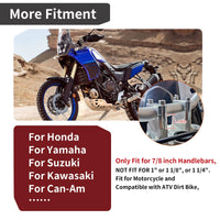 30mm Handlebar Risers 7/8" Clamp Kit for Honda/Yamaha ATV/Dirt Bike