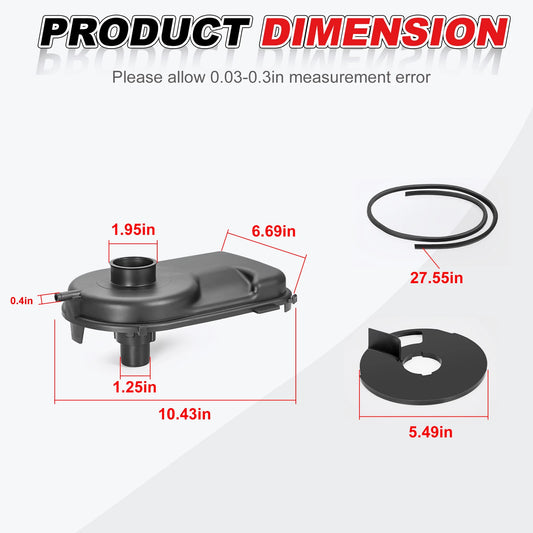 Air Box Cover Seal Kit for Yamaha Golf Cart G2/G5/G8/G9/G11 (1985-95)