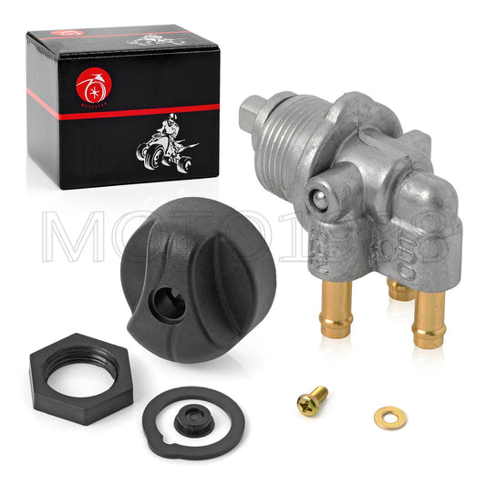 Fuel Valve Petcock 3-Way & Knob Nut for Sea-Doo Challenger 1996-2001 Jet Boat