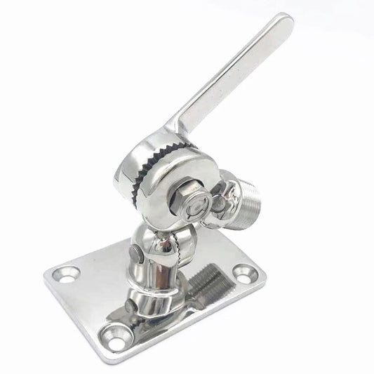 Quality 316 Stainless Steel Boat Antenna Base Mount Adjustable for All Boats