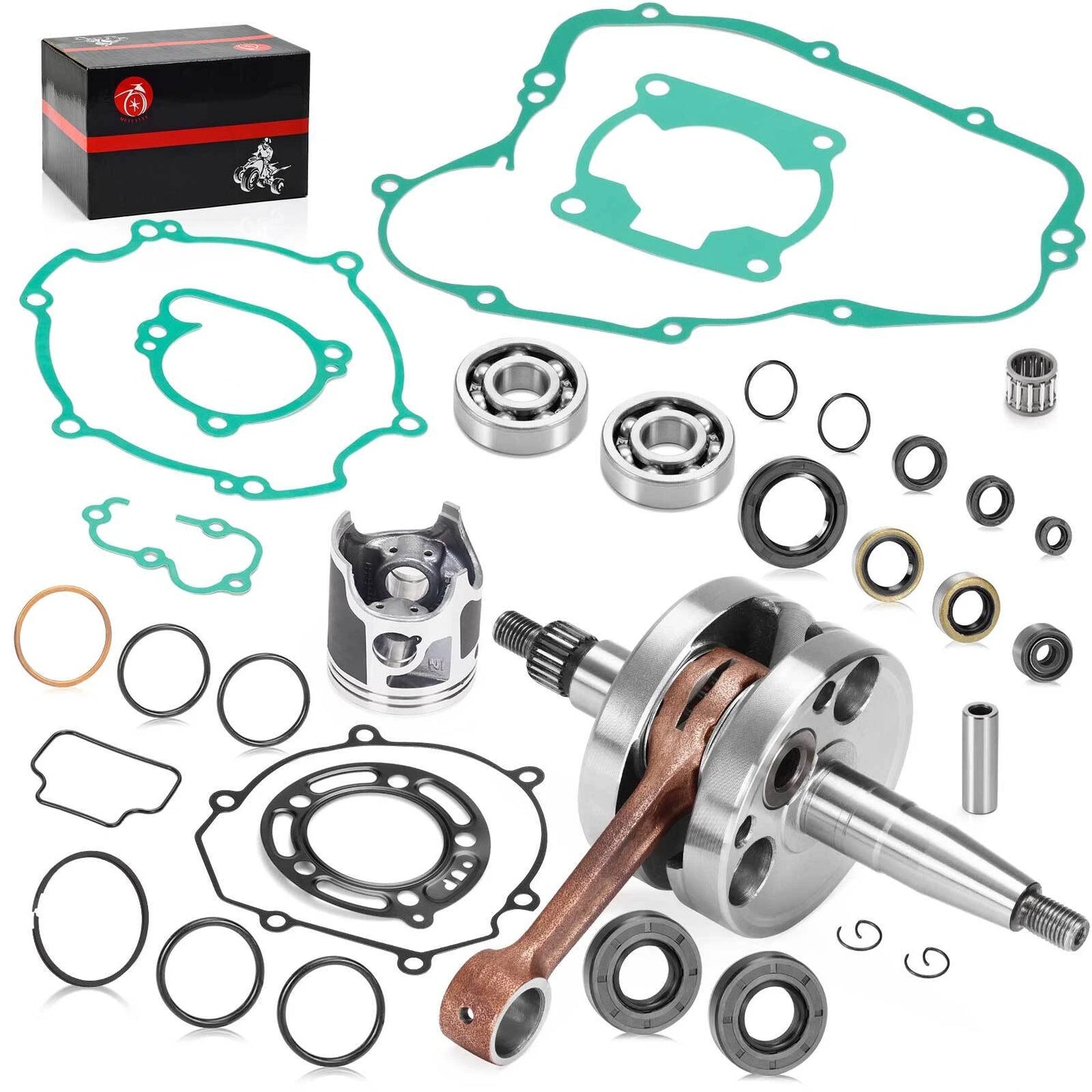 Engine Rebuild Kit for Kawasaki KX 85 (2006-2013) - Crankshaft, Piston, Gaskets