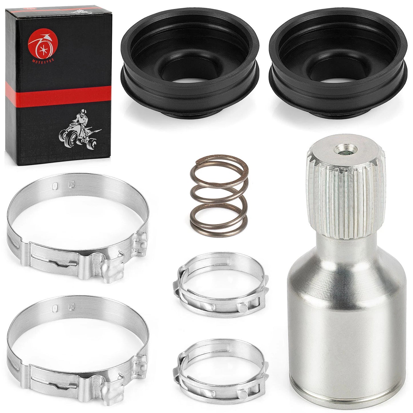 Rear Mid Drive Coupler & Boot Clamp Kit for Arctic Cat Wildcat 1000 4X 2012-2018