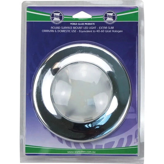 12V LED Cabin Light Surface Mount Ultra Slim Cool White 152mm