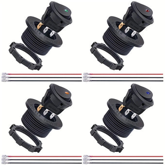 compare product Toggle Switches 12V 20A with LED for Boat/Car Electrical Systems