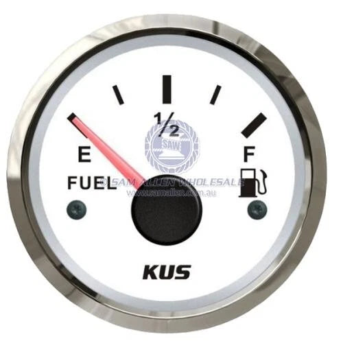 Fuel Level Gauge KUS® 240-33 12/24V for Various Marine Applications