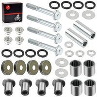 Front Upper/Lower A-Arm Bushing Seal Kit w/ Bolts for Kawasaki KFX400 2003-2006