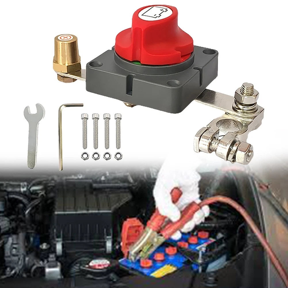 Battery Disconnect Switch with Waterproof Protection for Marine & Automotive