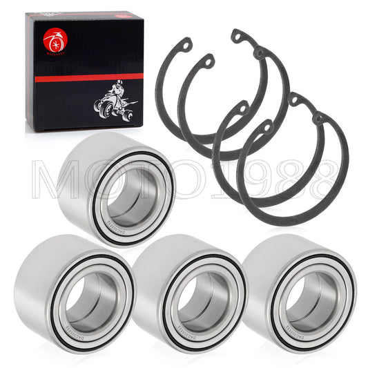 4PCS Front/Rear Wheel Bearing Kit for Yamaha Grizzly 550/660/700