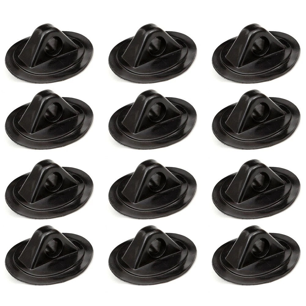 Rope Hanging & Motor Bracket Buckle Set 12PCS for Inflatable Boats