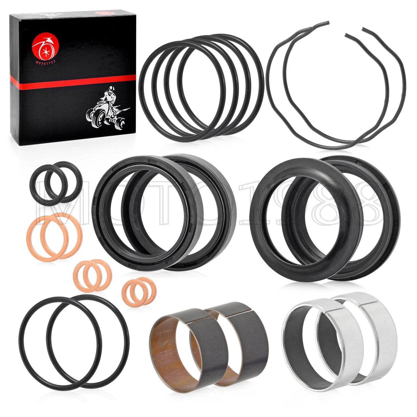 Fork Bushing Dust Oil Seals Kit for Suzuki GSXR600/GSXR750/GSF1200/CB1000A