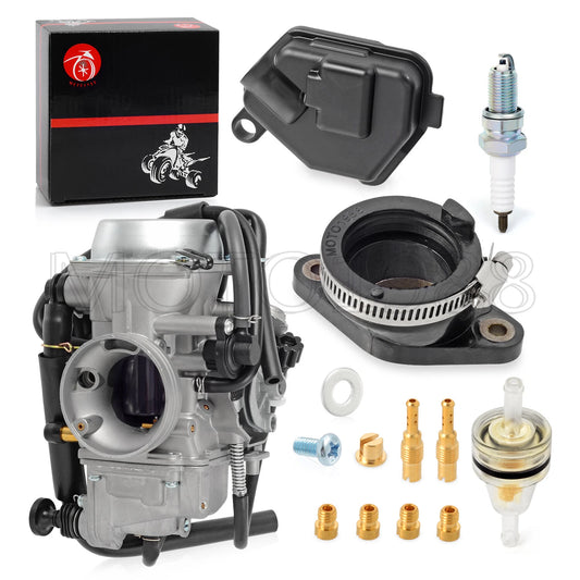 Carburetor & Intake Manifold Boot for Honda Rancher 400 TRX400 2004-2007