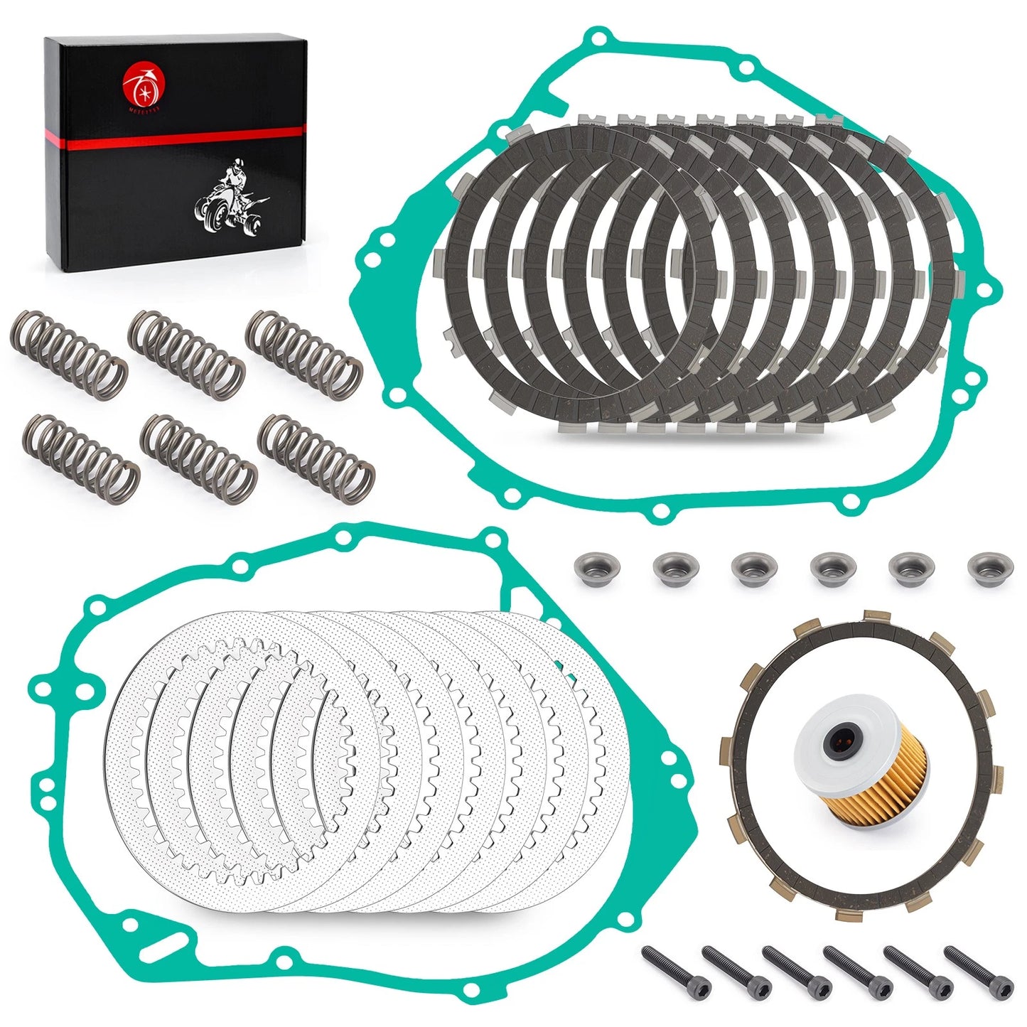 Clutch Friction Plates Kit & Gaskets for Polaris Outlaw 500 (2006-2007)