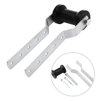 Adjustable 5 Inch Rubber Keel Roller for 3 Inch Wide Boat Trailer