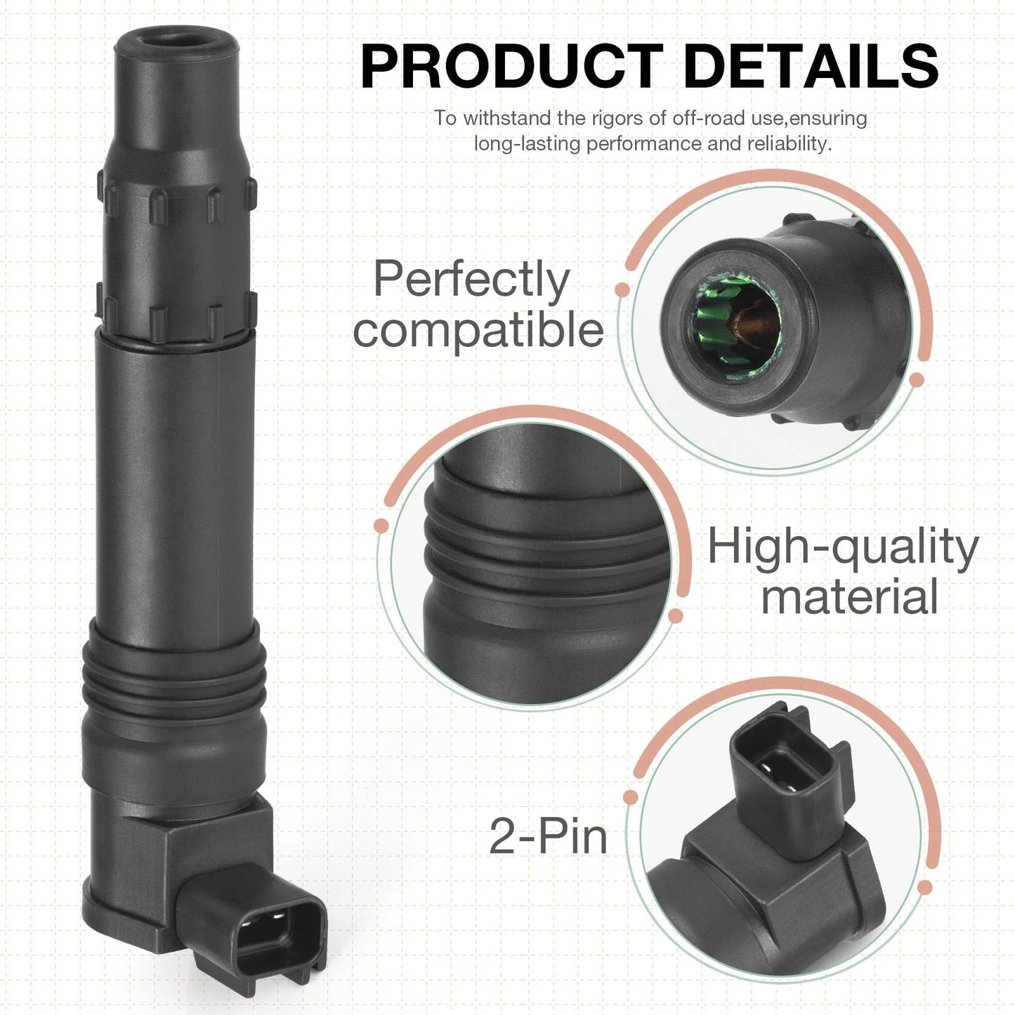 Ignition Coils for Kawasaki Versys 650 KLE650 (2007-2014)