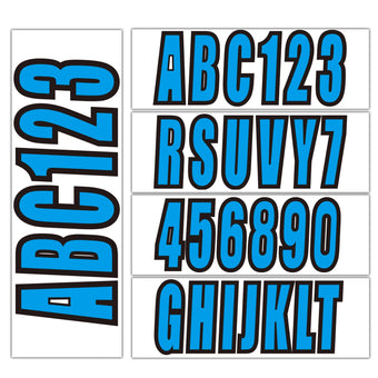 compare product Boat Registration Numbers & Letters Sticker 3