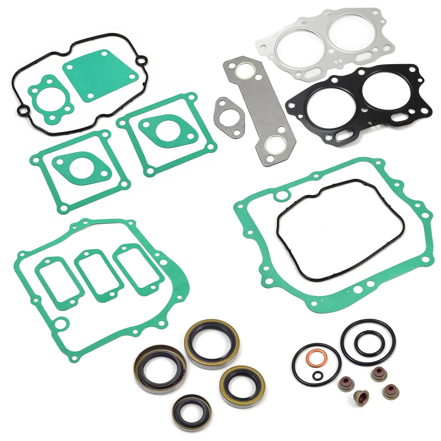 Piston Intake Exhaust Valve Gasket Rebuild Kit for EZGO Golf Cart 295cc
