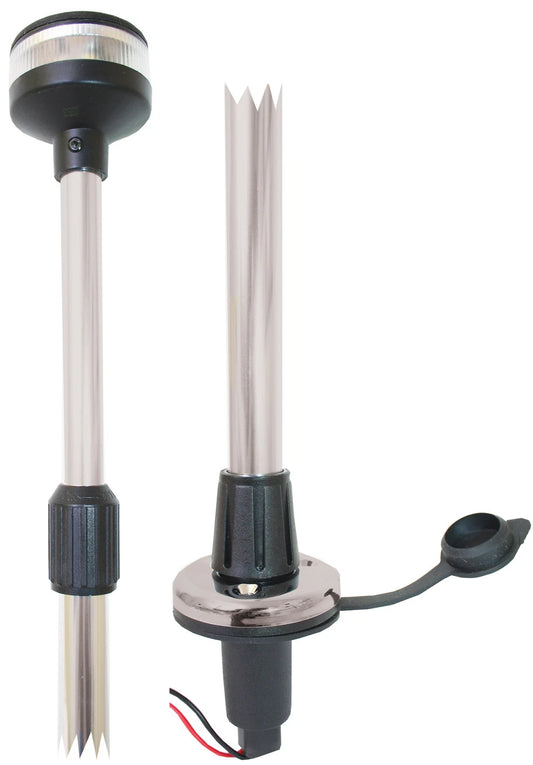 12V Adjustable Anchor Light 660-1210mm 360° LED for Boat