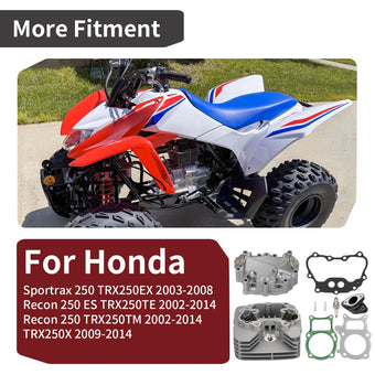 compare product Cylinder Head Assembly w/ Cover Gasket for Honda Sportrax 250 TRX250EX 2003-2008