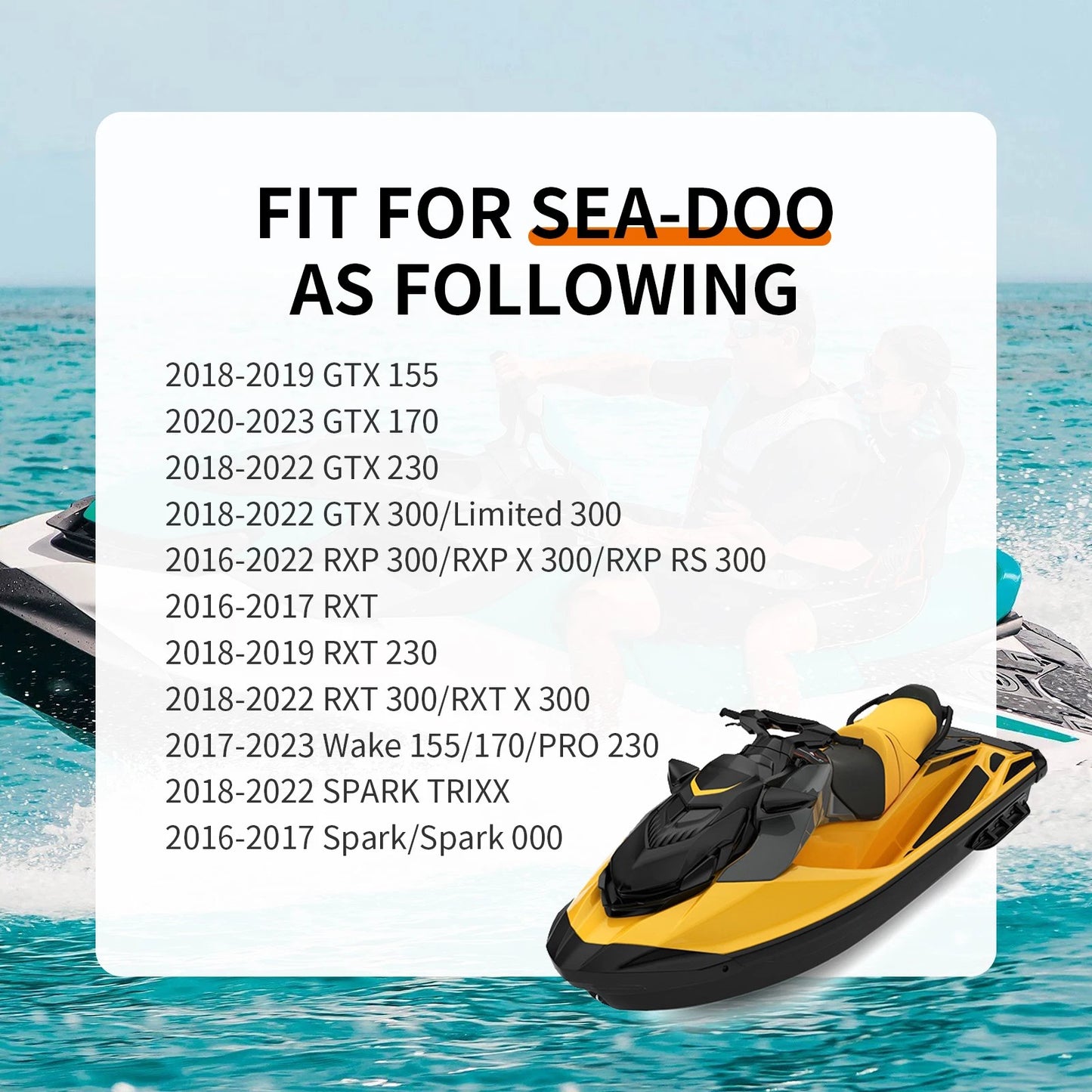 3pcs Ignition Coil for Sea-Doo Fish PRO Wake 155/170/PRO 230/SPARK TRIXX