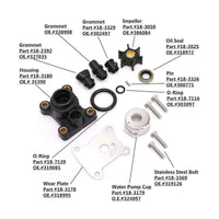 Impeller Water Pump Repair Kit for Johnson/Evinrude 9.9HP/15HP