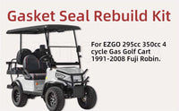 EZGO Gas Golf Cart Engine Rebuild Gasket & Seal Kit for 1991-2002 295cc