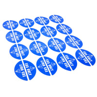 E85 Only Decal Round Sticker for Gas/Diesel Fuel Warning Label