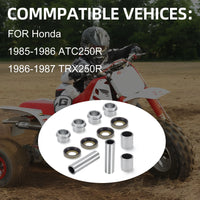 Swingarm Bearing Bushing Dust Seal Kit for Honda ATC250R/TRX250R 85-87