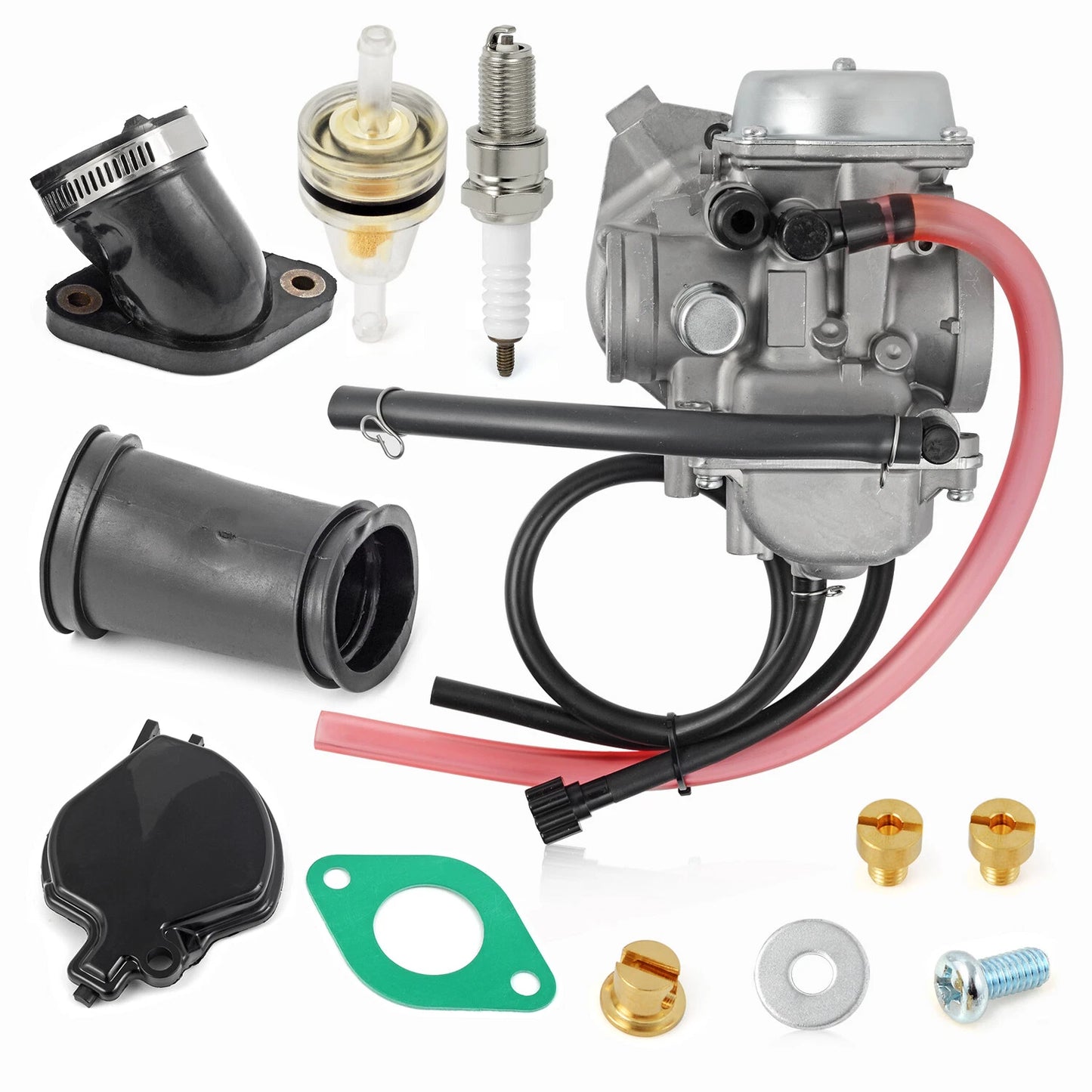 Carburetor W Intake Manifold Boot for Arctic Cat 300 2x4/4x4 (2001-2005)