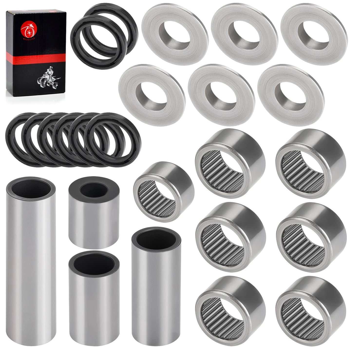 Swing Arm Linkage Bearing Seal w/Bushing for Kawasaki KFX400/DVX400 03-08