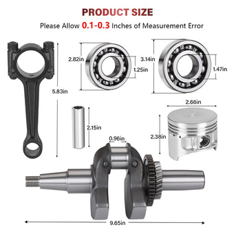 compare product Piston Gasket Kit for YAMAHA G5-A 1990-1995
