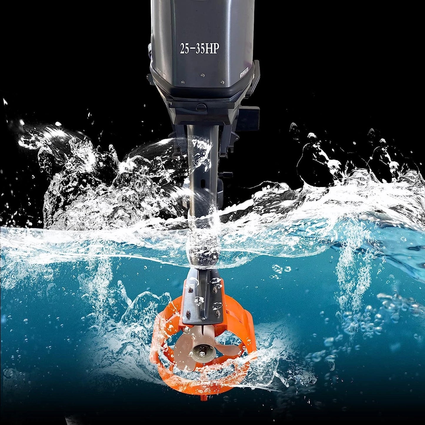 11" Orange Prop Guard for Outboard Boat Engine 25-35HP