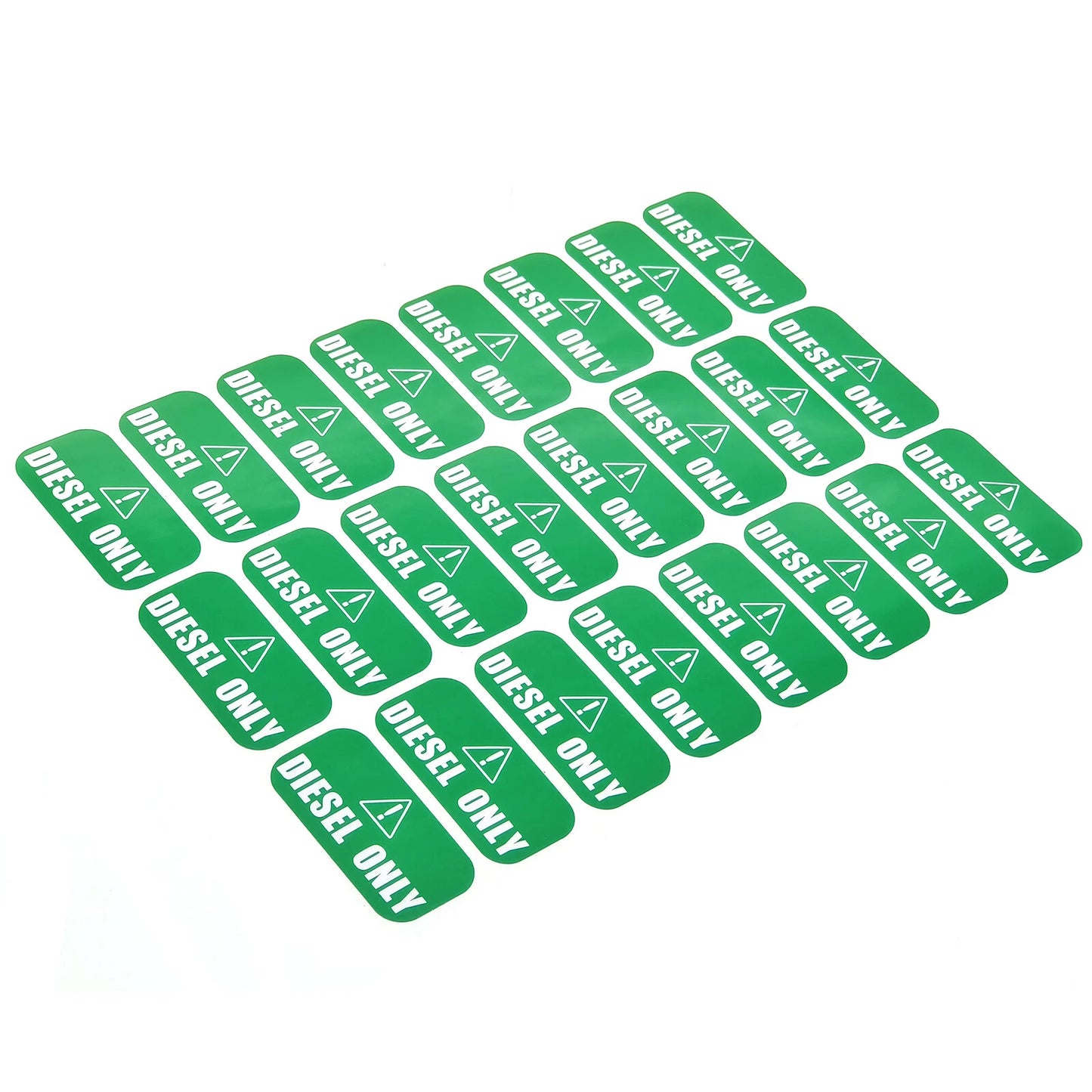 DIESEL ONLY Vinyl Stickers - Decals - Labels for Safety Truck Oil Gas 24PCS