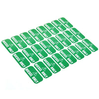 DIESEL ONLY Vinyl Stickers - Decals - Labels for Safety Truck Oil Gas 24PCS