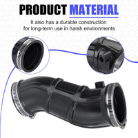 Airbox Manifold Snorkel Intake Tube w/Elbow for Yamaha Raptor YFM660R