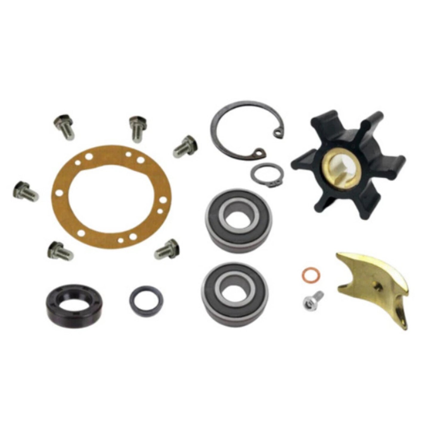 New Water Pump Repair Kit for Yanmar 2GM/2GMF/2GM20F (2.75" OD Gasket)