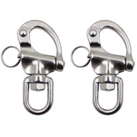 Quick Release Snap Shackle Pair 70mm for Marine Boat/Sailing Equipment
