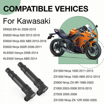 compare product Ignition Coils for Kawasaki Ninja 650R EX650 2006-2011